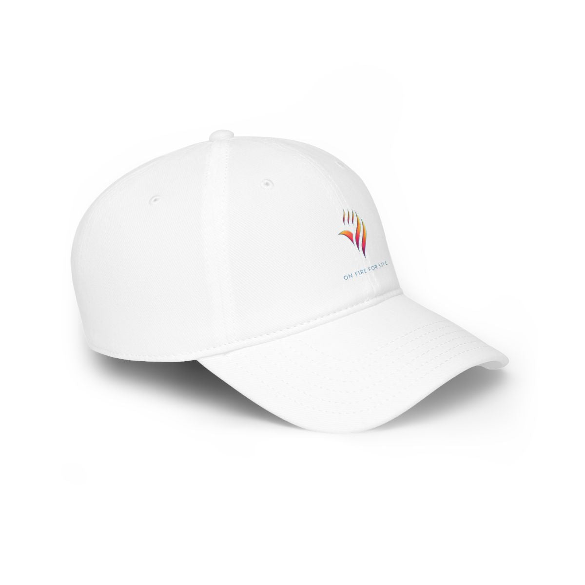 Low Profile Baseball Cap - On Fire FoR Life Classic Fit, Custom Style