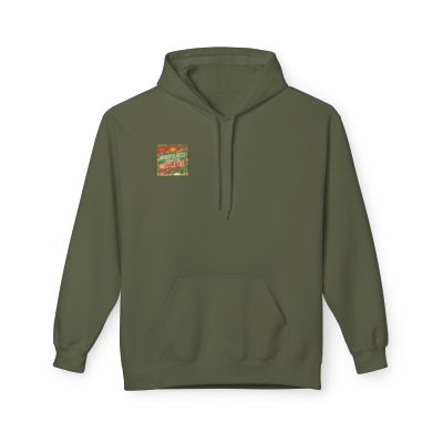 Unisex Midweight Softstyle - Fleece Hoodie Mindfulness Under the Mistletoe