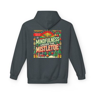 Unisex Midweight Softstyle - Fleece Hoodie Mindfulness Under the Mistletoe