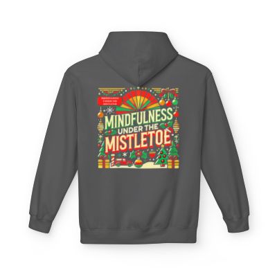 Unisex Midweight Softstyle - Fleece Hoodie Mindfulness Under the Mistletoe