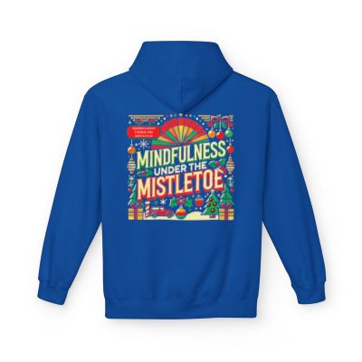 Unisex Midweight Softstyle - Fleece Hoodie Mindfulness Under the Mistletoe