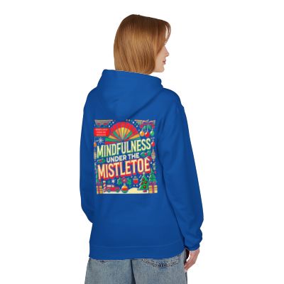 Unisex Midweight Softstyle - Fleece Hoodie Mindfulness Under the Mistletoe