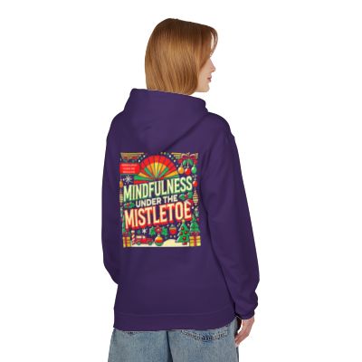 Unisex Midweight Softstyle - Fleece Hoodie Mindfulness Under the Mistletoe