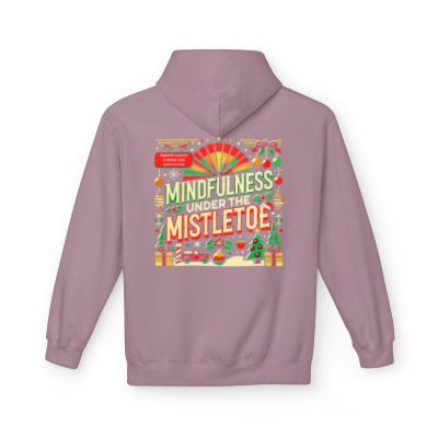 Unisex Midweight Softstyle - Fleece Hoodie Mindfulness Under the Mistletoe